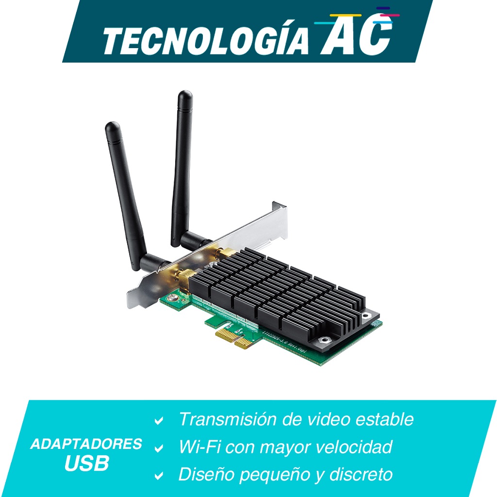 Tarjeta Dual Band PCI-Express TP-LINK Archer T4E